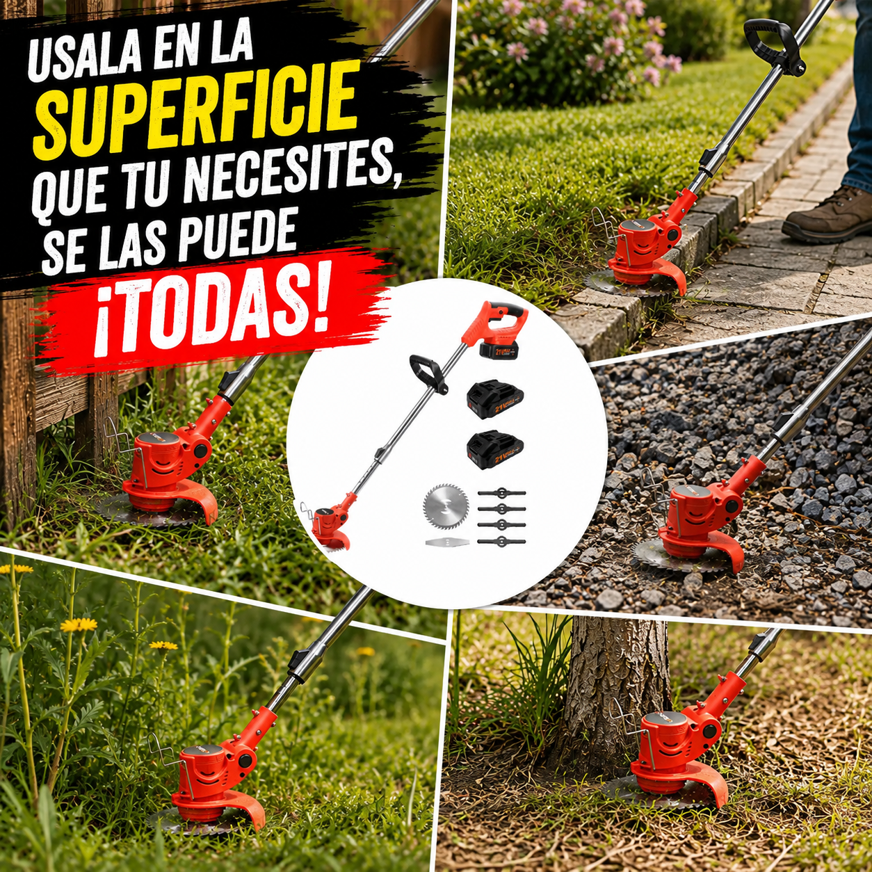 CORTADORA POWER TRIM PRO - REGALO: SET DE CUCHILLOS