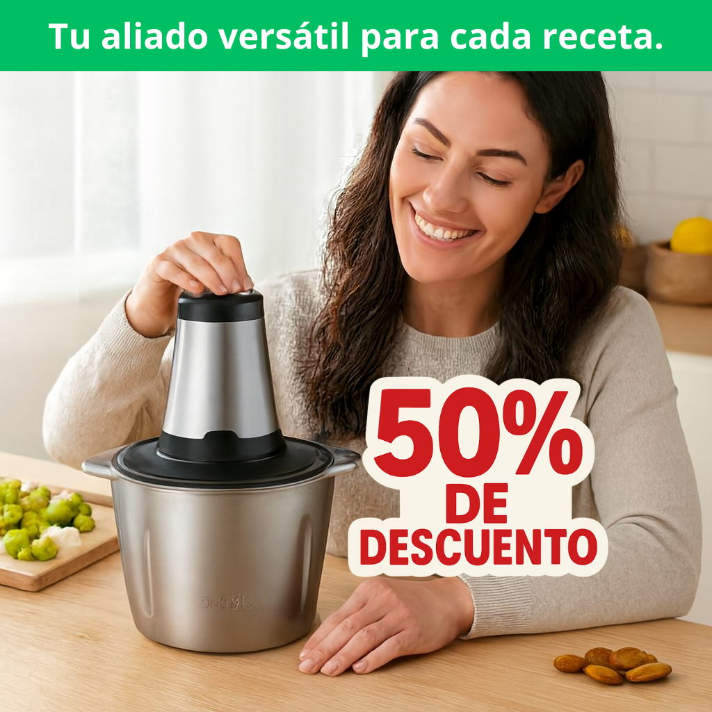 PICADORA DE CARNE: COCINA MEJOR Y MÁS RÁPIDO