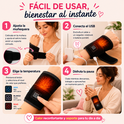 2x1 - Muñequera Térmica: Olvídate del dolor