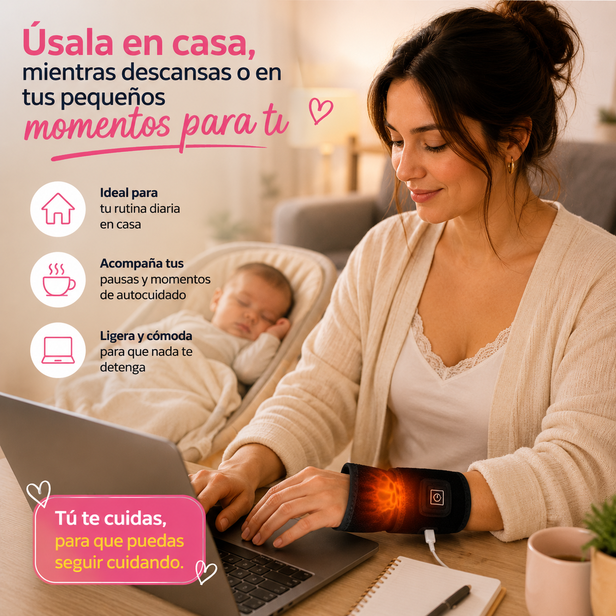 2x1 - Muñequera Térmica: Olvídate del dolor