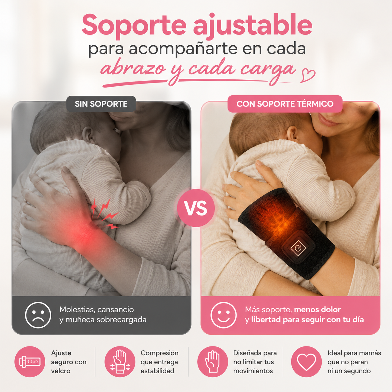 2x1 - Muñequera Térmica: Olvídate del dolor