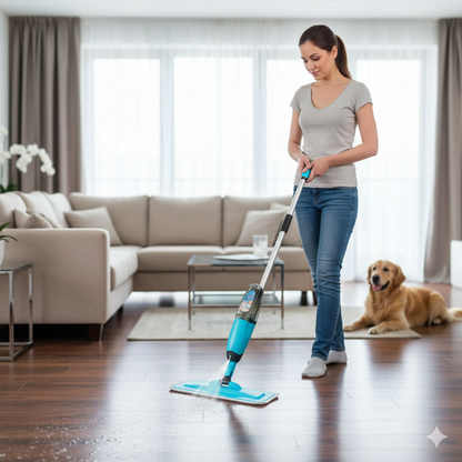 Mopa Spray , con mopa de Microfibra