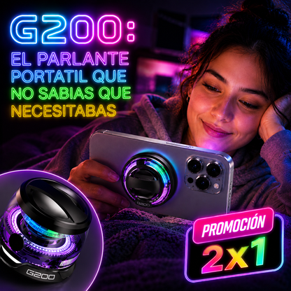 2x1 - Parlante Magnético G200 MagBoom Pro