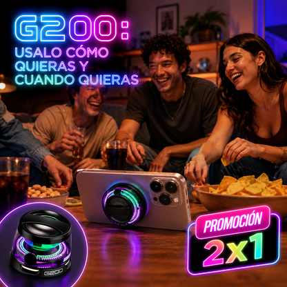 2x1 - Parlante Magnético G200 MagBoom Pro